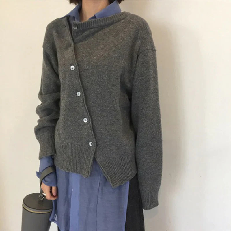 Soft cashmere wrap cardigan – women