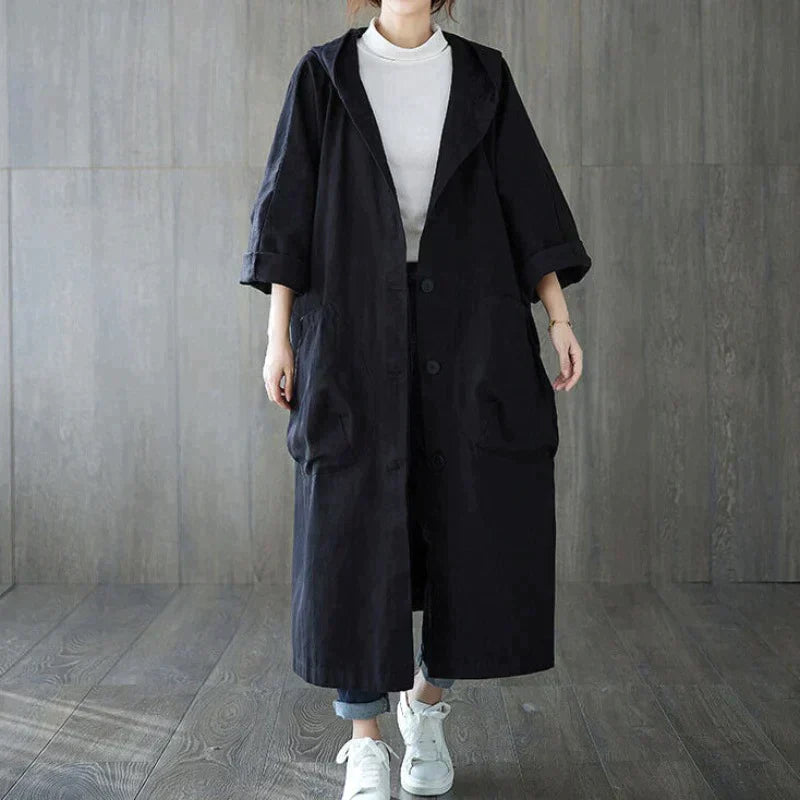 Delia | oversized trench coat