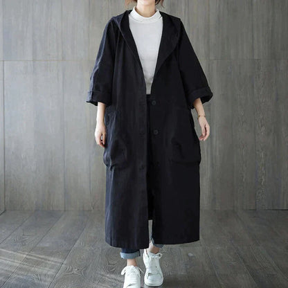 Delia | oversized trench coat