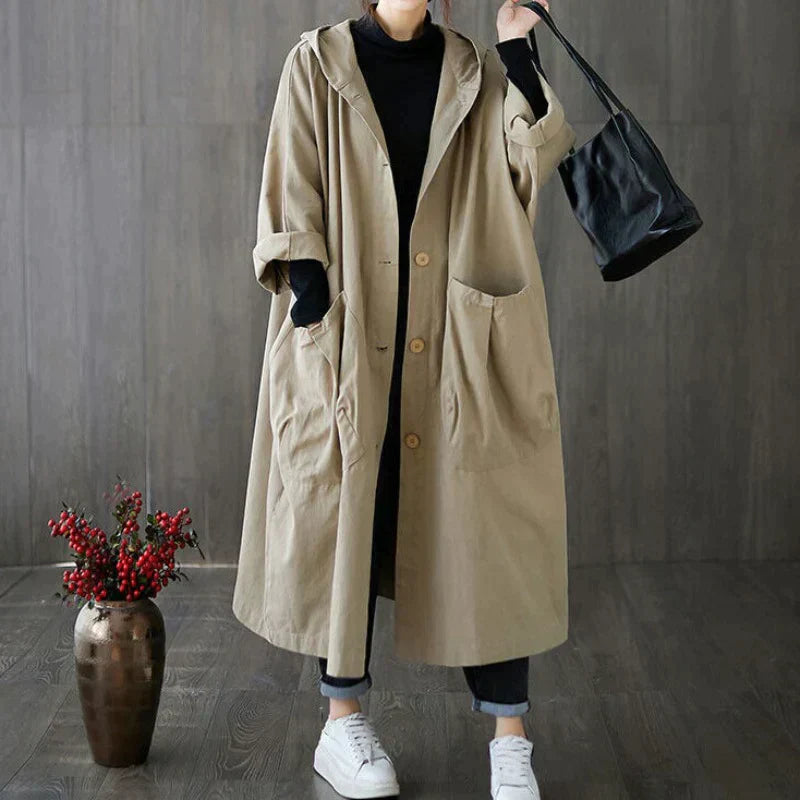 Delia | oversized trench coat