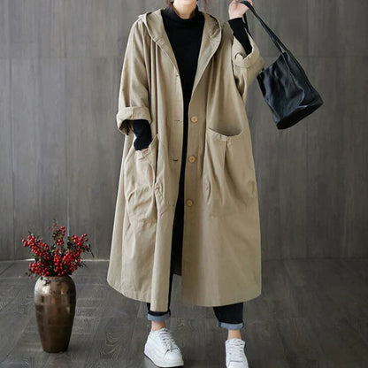 Delia | oversized trench coat
