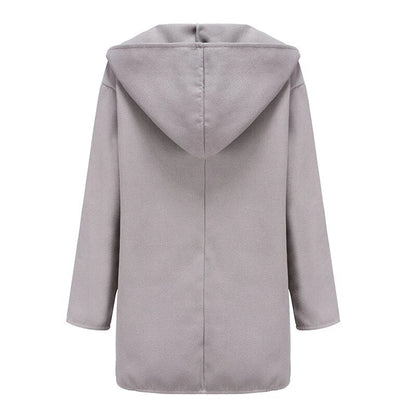 Women's long winter trench coat – elegant coat for cold days