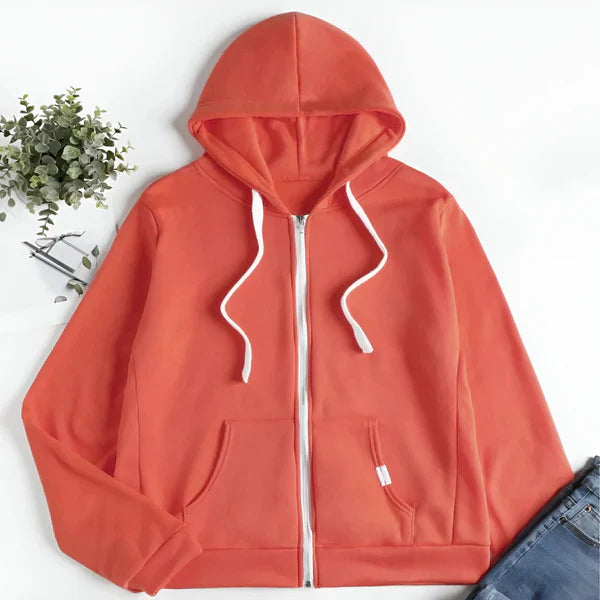 Women’s fleece zip-up hoodie – women