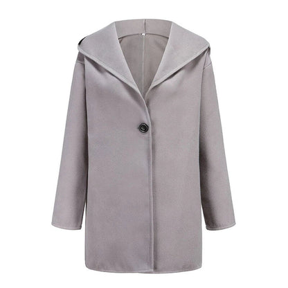 Women's long winter trench coat – elegant coat for cold days