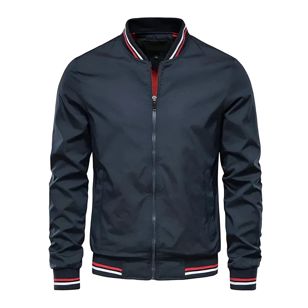 Men’s lightweight bomber jacket casual zip-up – men
