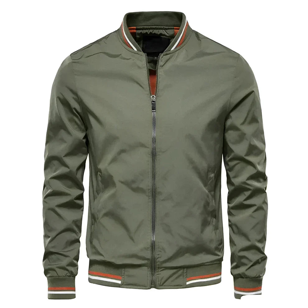 Men’s lightweight bomber jacket casual zip-up – men
