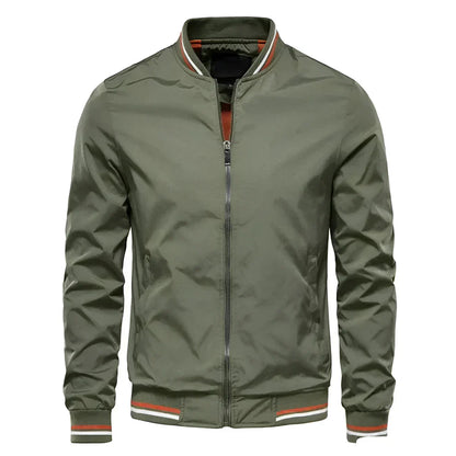 Men’s lightweight bomber jacket casual zip-up – men