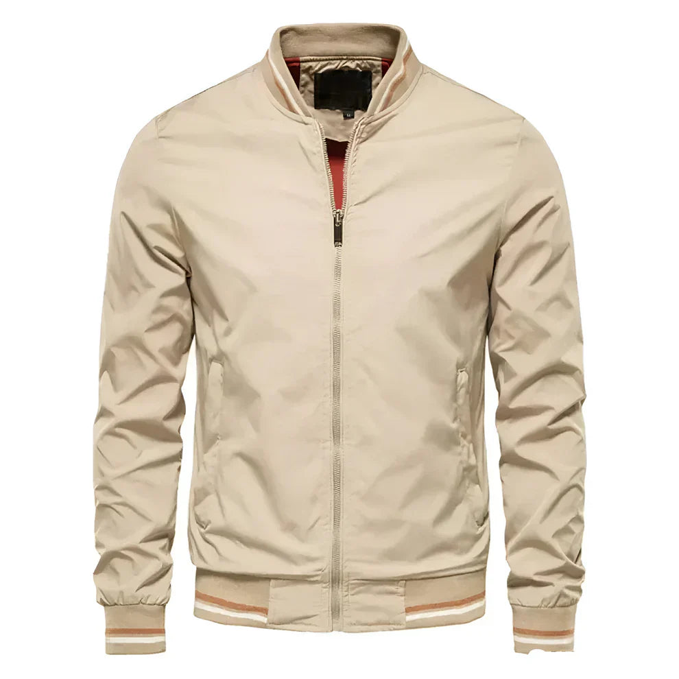 Men’s lightweight bomber jacket casual zip-up – men