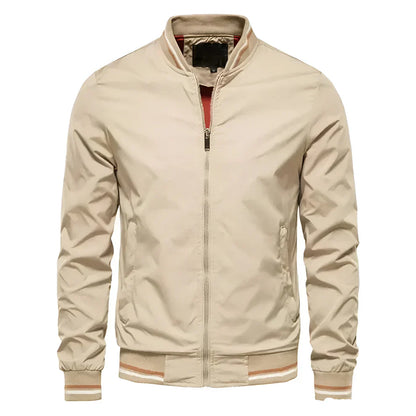 Men’s lightweight bomber jacket casual zip-up – men
