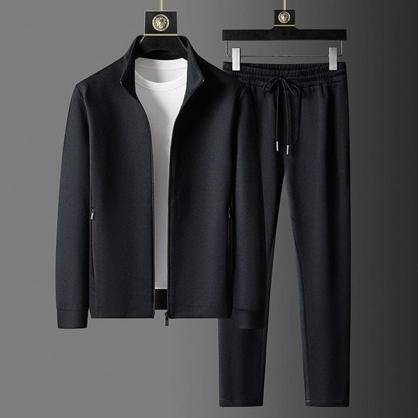 Men’s casual 2-piece set trousers and zip jacket – men