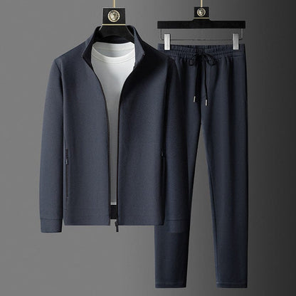 Men’s casual 2-piece set trousers and zip jacket – men