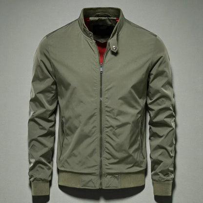 Men’s casual zip-front bomber jacket – men