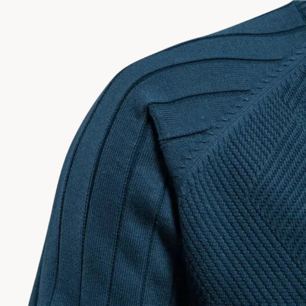Men's knit zip cardigan warm & casual – men