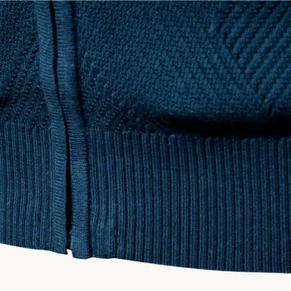 Men's knit zip cardigan warm & casual – men
