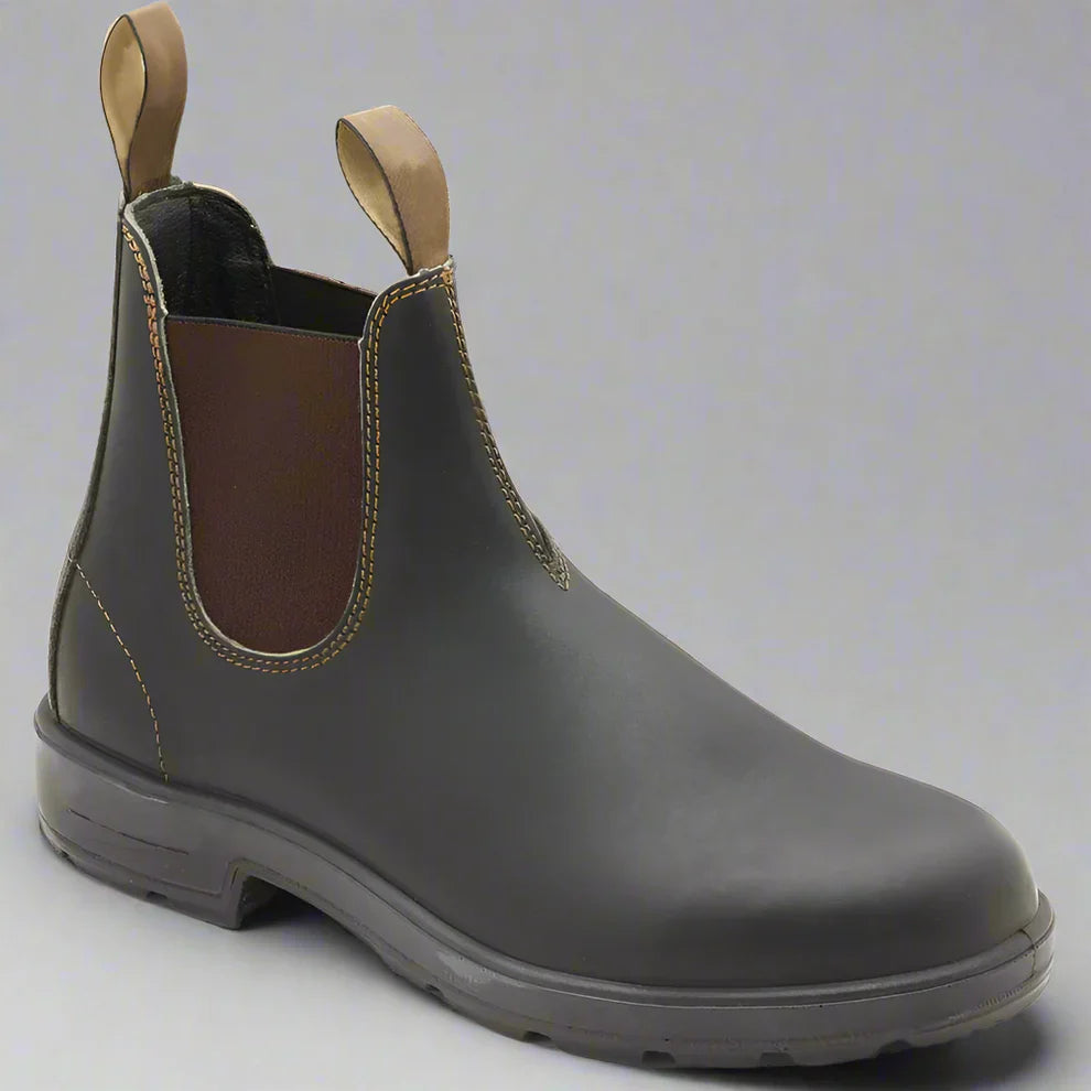Men’s leather chelsea boots slip-on – men