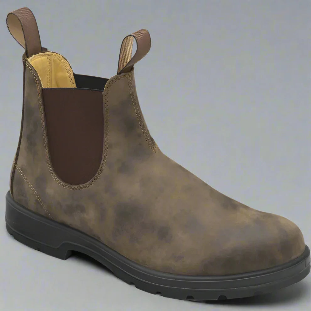Men’s leather chelsea boots slip-on – men