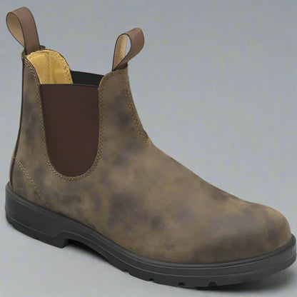 Men’s leather chelsea boots slip-on – men