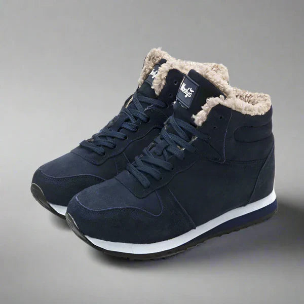 Men’s winter boots warm fur-lined high-top – men
