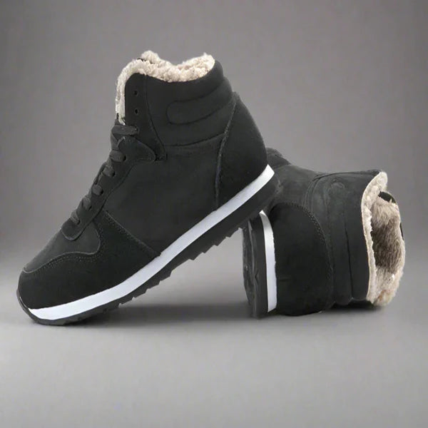 Men’s winter boots warm fur-lined high-top – men