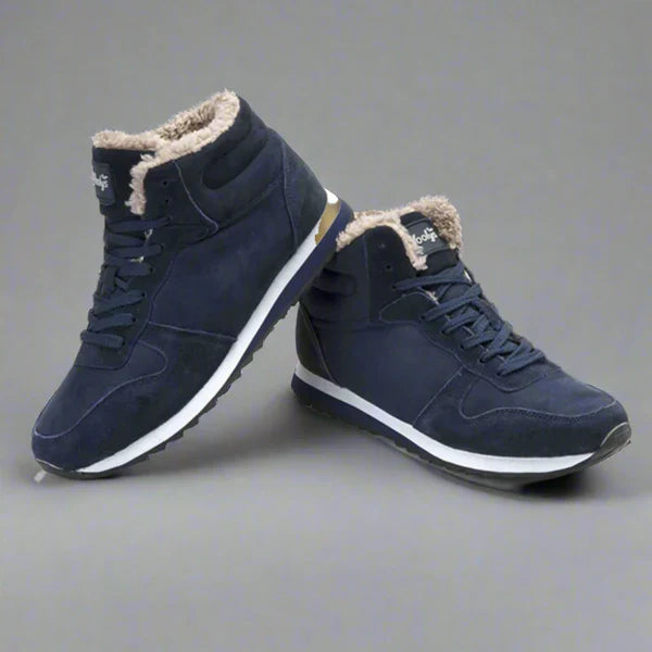 Men’s winter boots warm fur-lined high-top – men