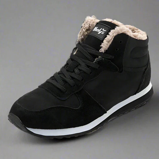 Men’s winter boots warm fur-lined high-top – men