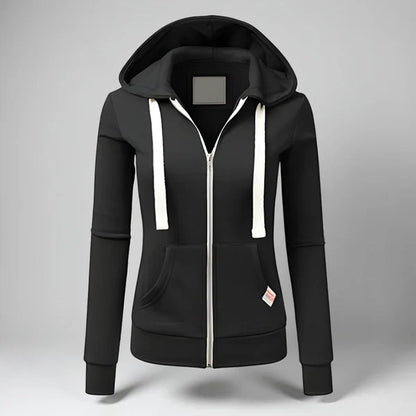 Women’s fleece zip-up hoodie – women