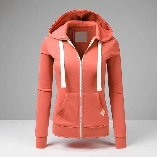 Women’s fleece zip-up hoodie – women
