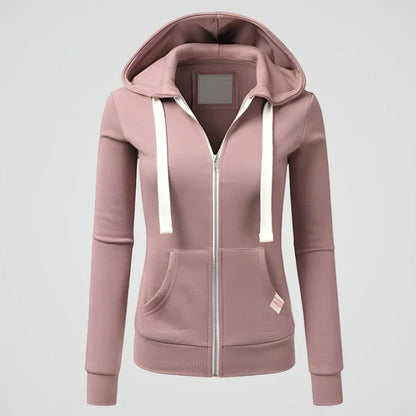 Women’s fleece zip-up hoodie – women