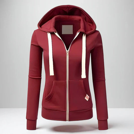 Women’s fleece zip-up hoodie – women