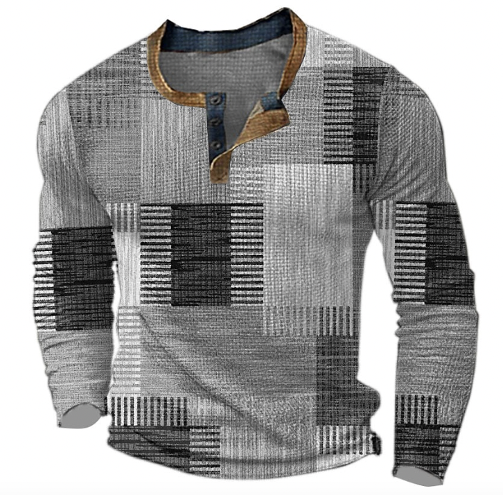 Antonio - Stylischer Pullover Mit Waffel-Struktur Für Herren (Italienisches Design)